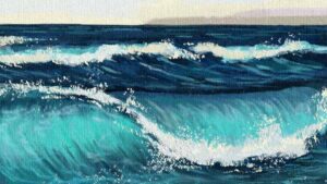 aprende a pintar la playa