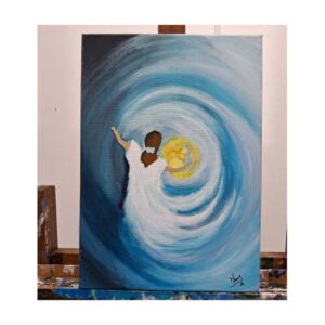 Luz, obra de Arte de Alumna de Taller Manduca, Maldonado, Uruguay