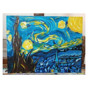 cuadro de Julieta, alumna de Taller Manduca, del taller de Arte y dibujo para niños. Maldonado, Uruguay