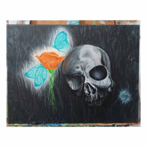 Silvia Rivas, La vida después de la muerte. Obras de alumnos de Taller Manduca, Maldonado. Escuela de dibujo y pintura